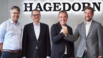 Gruppenbild von Hagedorn-Führungsteam